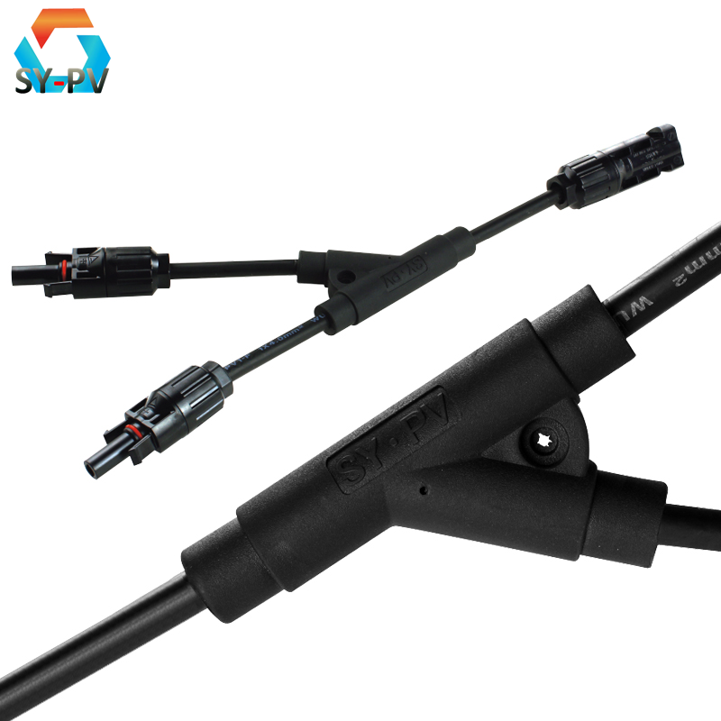 connector voor zonne-energie met kabel, zonneconnector met kabel,2 tot en met kabel